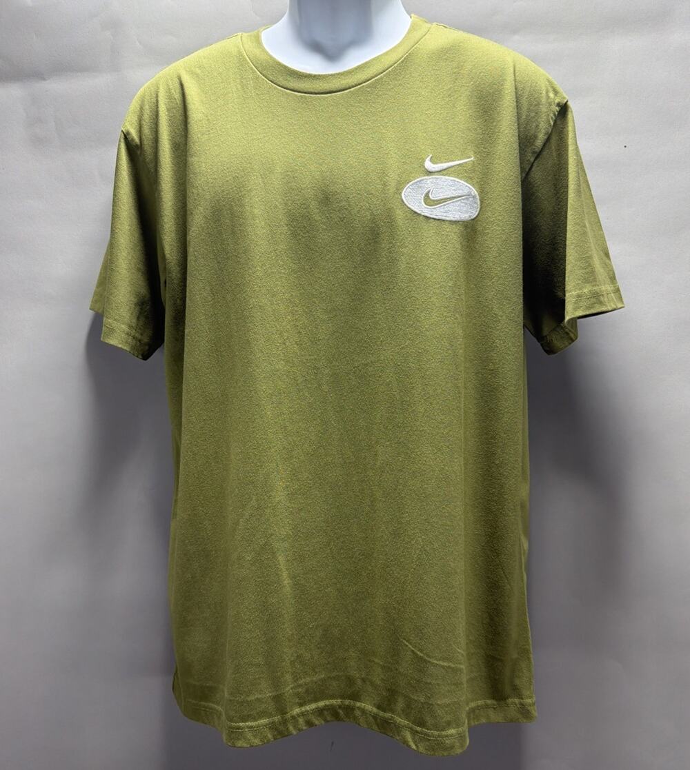 Men’s Nike Sportswear Swoosh League Crew Neck T-Shirt Green Size XL